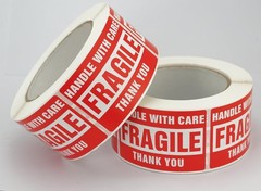 5000 Fragile Handle With Care Labels 2×3 Shipping Stickers 10 Rolls