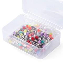 100pcs Dental Nylon Bowl Polishing Polisher Prophy Flat Type Colorful Brushes