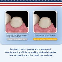 Brushless Dental LED Electric Micro Motor with Water /1:5/1:1 LED Contra Angle