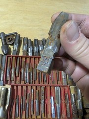 RUST DAMAGE Tap Die Parts Toledo Vermont Ridgid Pipe More Than 50 Pieces