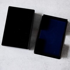Vintage Lacquer Mount Fuji Cherry Blossom Business Card Holder Japan W/ Box