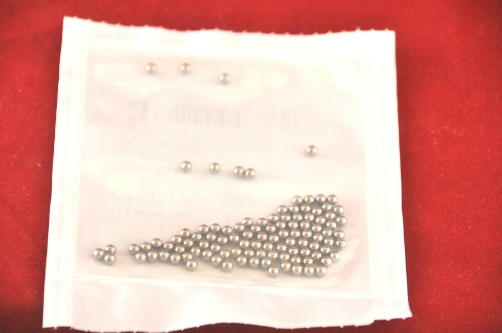 100 1/8″ 0.125 Inch G25 Precision Chromium Chrome Steel Bearing Balls AISI 52100