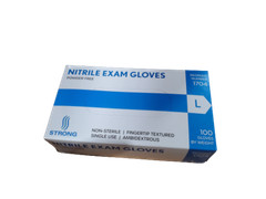 Blue Nitrile Exam Gloves Powder Free – Small/Medium/Large/XL 100/box