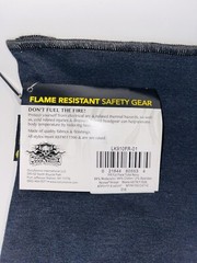 OccuNomix Full Face Flame Resistant Face Cover Hard Hat Tube Liner LK910FR FR