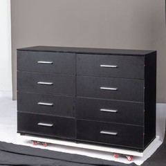 LEADZM 8 Drawers Dresser, Dresser Chest of Drawers for Home Office