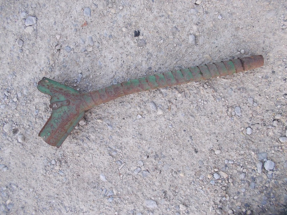 Oliver John Deere JD grain drill planter seed shoot w/ steel hose