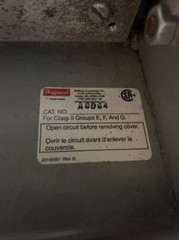 Used Hoffman A8D64 Hazardous Locations Enclosure 4″H x 6″W x 9″L