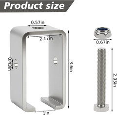 12 Pack Heavy-Duty Channel Trolley Track Hanger Bracket UNISTRUT Hanger for UNIS
