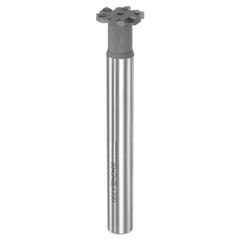 3mm Depth 20mm Cutting Dia 12mm Shank T-Slot Milling Cutter Carbide Tip 6 Flutes