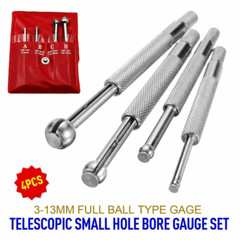 Full Bll Type Gge Telescopic Smll Hole Bore Guge Set 4pcs 3-13mm 2025 US