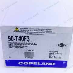 White-Rodgers 90-T40F3 Class 2 Transformer 40VA 24VAC 60 Hz Foot Mount NEW