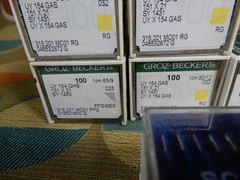 Groz-Beckert UY 154 GAS (300) GFS (100) GHS (100) Schmetz NM 70 Size 10 B-27