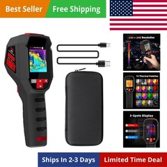 240 x 240 Resolution Handheld Infrared IR Camera, 15 Thermal Palettes with 32…