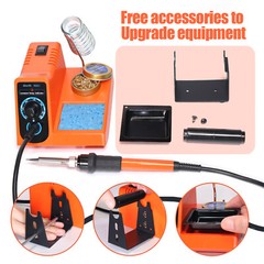 60W Soldering Station Kit Adjustable Temp Soldering Iron Desoldering Tool