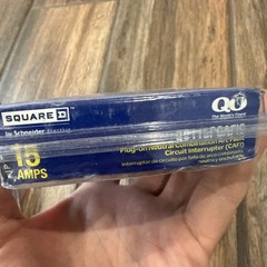 Square D Circuit Breaker 15A – Plug-on Neutral CAFI – QO115PCAFIC – New – NIB