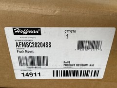 Hoffman AFMSC20204SS Stainless PHARMAPRO Flush Mount Enclosure 20x20x4″ 14911
