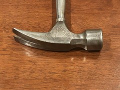 Vintage True Temper Rocket 20oz Claw Hammer A20 Steel Brown Handle Made in USA