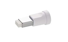 Tombow Holder Eraser Mono Zero Square Shaper Silver EH-KUS04