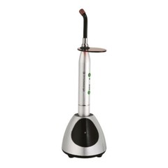 Dental LED Curing Light Cordless 1 Second Cure Light Lamp Metal Head 3Modes