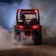 JW SPEAKER Round LED Warning Light, Model Trail 6 Flash