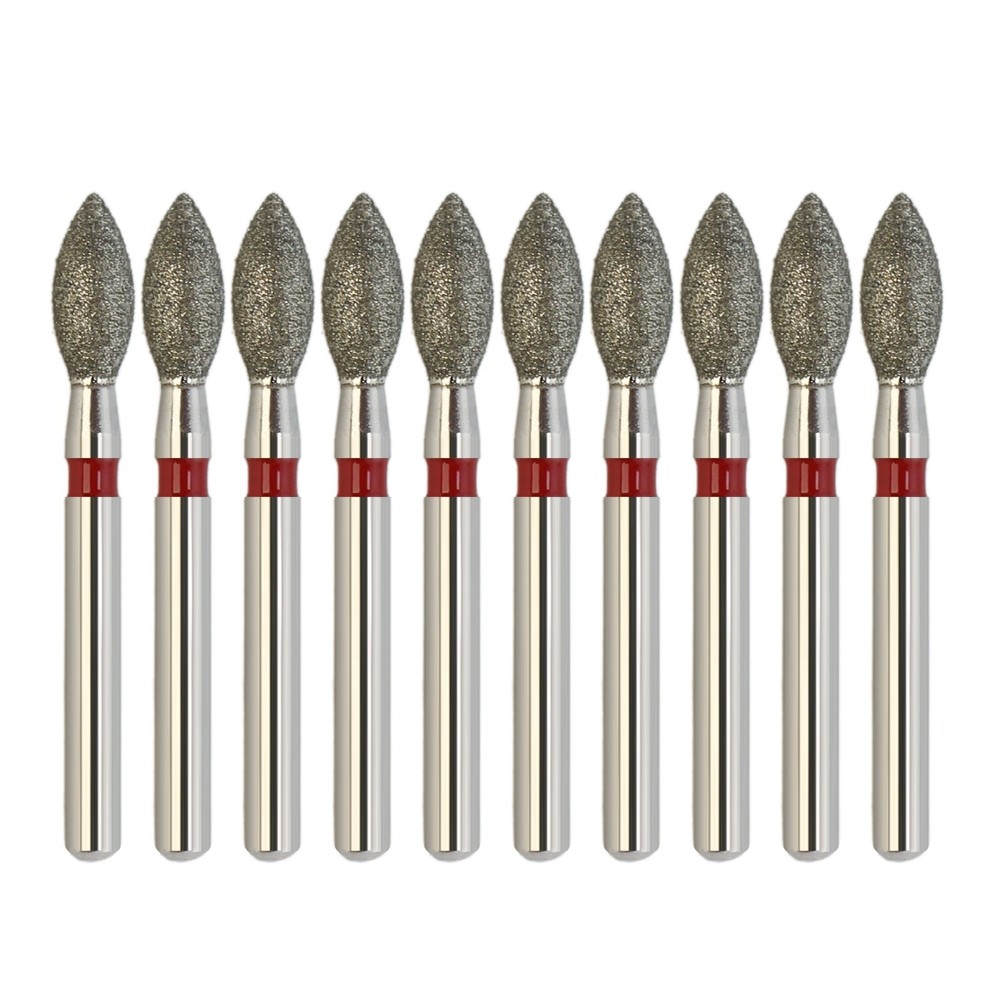 Dental Diamonds Football Egg Bur Multi-Use 368/023F Fine Grit Friction Grip FG