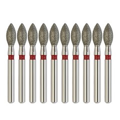 Multi-Use Dental Diamonds Football Egg Bur 368/023F Fine Grit Friction Grip FG