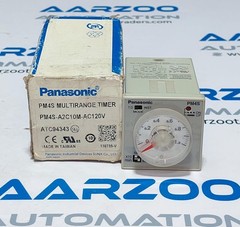 NEW PANASONIC PM4S MULTIRANGE TIMER PM4S-A2C10M-AC120V 5A 250V CONTACT