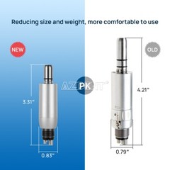 360° Swivel Dental Hygiene Prophy Handpiece Air Motor 4 Holes W/ 4:1 Nose cone