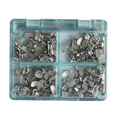 50 Sets Dental Orthodontic Buccal Tube 2nd Molar Roth 022 Laser Mark Mesh Base