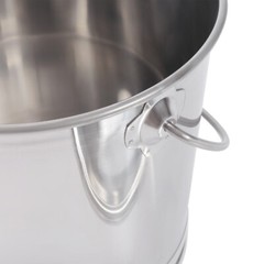 Stainless Steel Milk Pail Bucket with Lid Handle 8.5 Qt Milk Pail Stainless
