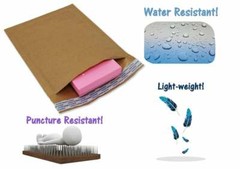 5×9″ Brown Kraft Bubble Mailers Recycled Padded Shipping Mailing Envelopes!