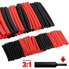 270PC Heat Shrink Glue Linned Dual Wall Adhesive Wire Cable Sleeve Tube 3:1 Kits