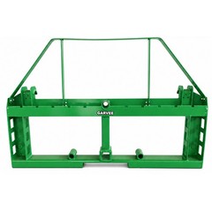 4000lb Skid Steer Pallet Fork Attachment, Quick-Connect Steel Frame, 2″ Receiver