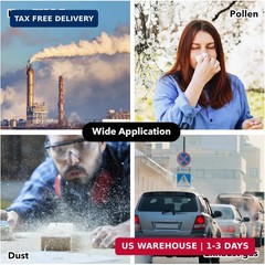 ElevateTech 100 Pieces Nose Plug Filter Disposable Nose Dust Filters Sponge Nost