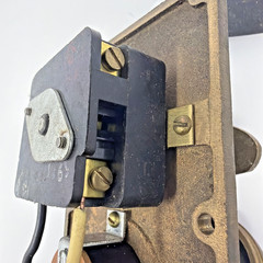 Vintage KONDU Bronze Watertight Surface Mount Rotary Switch Box Marine
