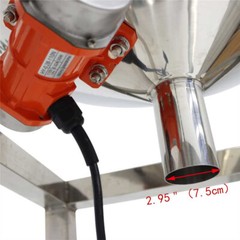 110V 15.7in Stainless Steel Powder Shaker Vibrating Screen Machine 100M Seive