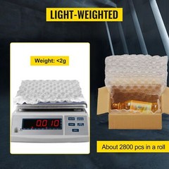 984′ x16″ Air Cushion Machine Film Small Bubble Pillow Packaging Padding 4 Rolls