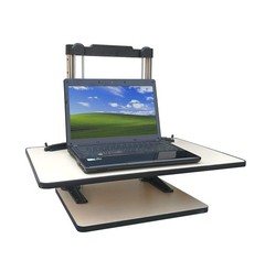 FixtureDisplays® Height Adjustable Standing Desk Ergonomic Sit Stand 1, Black