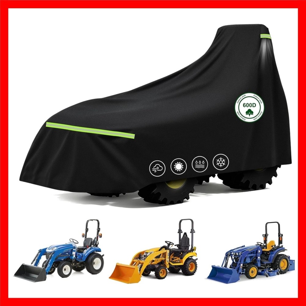 Tractor Cover Waterproof Heavy Duty, 600D Oxford Cloth with Air Vents, Tracto…
