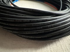 Optical Cable Corporation DX002DWLS9KR Indoor/Outdoor Fiber Optic Cable 163’ Ft