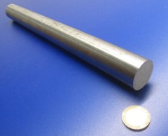 4140/4142 Steel Rod, Metric 30 mm Dia. (-0.051) x 1 FT Length