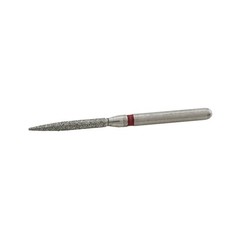 Dental Diamond Burs Flame Fine 863/012F FG Bur High Speed Friction Grip Burr Red
