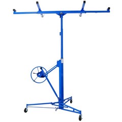FOREOCELIV 11ft Drywall Lift Panel Hoist Jack Lifter 150 lbs Ceiling Wall Blue