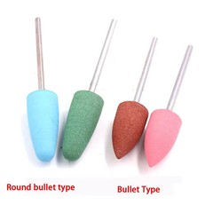 Dental Silicone Burs 2.35mm Acrylic Rubber Diamond Polishing Grinding Rotary Bur