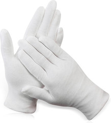 12 Pairs XL White Cotton Gloves for Dry Hand Moisturizing Cosmetic Eczema Hand S