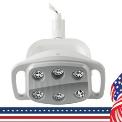 9W Dental 6 LED Lamp Oral Light Ra90 Lamp For Unit Chair 22MM / 26MM
