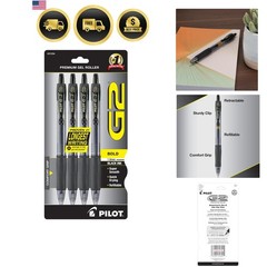 G2 Refillable and Retractable Rolling Ball Gel Pens, Bold Point, Black Ink, …