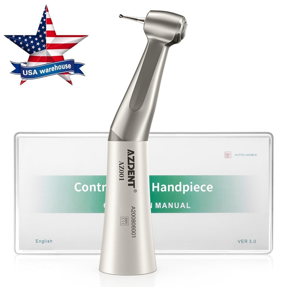 Dental 1:1 Slow Low Speed Contra Angle Handpiece Push Button E-Type for NSK