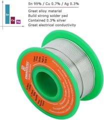 1.5mm Electronic Solder Wire Lead Free Rosin Flux Core Diameter 0.06in Large Siz