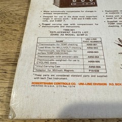 Robertshaw Controls Company Catalog Of Appliance Control 1974